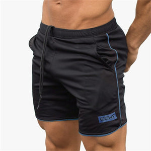 mens gym fitness shorts Bodybuilding jogging workout male short pants sport Run Breathable Quick drying Mesh Sweatpants