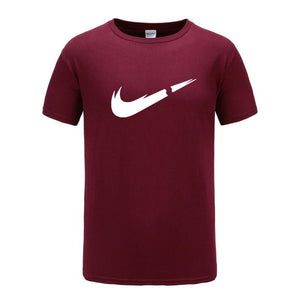 2019 Summer running Gym Shirt Sport  Brand Clothing  Men's T Shirt Men Fashion Tshirts Fitness Casual For Male T-shirt