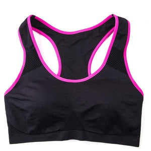 New Professional Absorb Sweat Top Athletic Running Sports Bra For Gym Fitness Women Seamless Padded Vest Tanks S M L XL