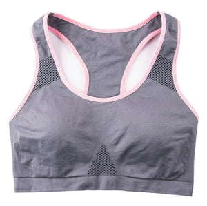 New Professional Absorb Sweat Top Athletic Running Sports Bra For Gym Fitness Women Seamless Padded Vest Tanks S M L XL