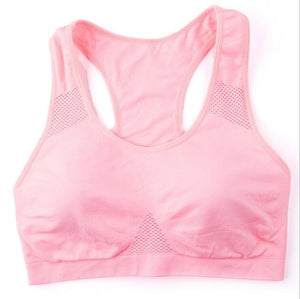 New Professional Absorb Sweat Top Athletic Running Sports Bra For Gym Fitness Women Seamless Padded Vest Tanks S M L XL