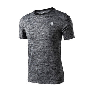 FANNAI Hot Running T-shirt Men Sport Fitness Gym Men Shirt Casual Quick Dry Sportswear Man Gym tShirt  Sleeve Funny T-Shirt top