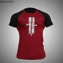 Load image into Gallery viewer, New Fitness Top Sport T Shirt Men Cotton Bodybuilding Running Shirt Men Crossfit Tshirt Workout Mens Gym Shirt Quick Dry T-Shirt