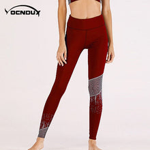 Load image into Gallery viewer, Yocndux Women&#39;s Fitness tracksuit Workout Top And Legging Pants 2 Pieces Set 2018 yoga set sports wear for women gym