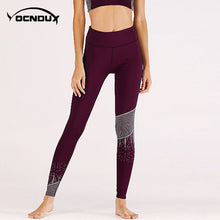 Load image into Gallery viewer, Yocndux Women&#39;s Fitness tracksuit Workout Top And Legging Pants 2 Pieces Set 2018 yoga set sports wear for women gym