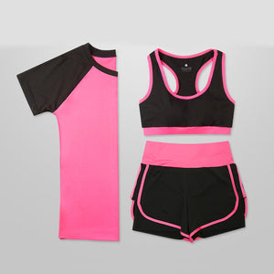 Sport Women Suit Sets 5 Pieces Women Sportwear Yoga Fitness Gym Set Yoga Sportwear Workout Fitness Yoga Wear Set