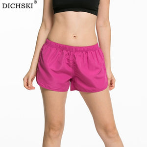 DICHSKI Women Sport Fitness Yoga Shorts Women Athletic Shorts Ladies Sport Running Fitness Clothes Jogging Soft Short Sportswear