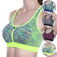 Load image into Gallery viewer, Women Sportswear Sports Bra Professional Quick Dry Padded Shockproof Gym Fitness Running Yoga Sport Brassiere Tops Accessories