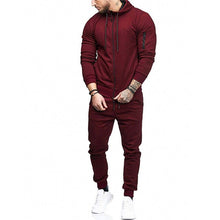 Load image into Gallery viewer, 2 Piece Men Hoodies+Pants Sport Suit Running Men Clothing Set Gym Sport wear Tracksuit Fitness Bodybuilding Suit Jogger Men Set