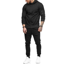 Load image into Gallery viewer, 2 Piece Men Hoodies+Pants Sport Suit Running Men Clothing Set Gym Sport wear Tracksuit Fitness Bodybuilding Suit Jogger Men Set