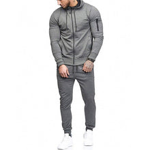 Load image into Gallery viewer, 2 Piece Men Hoodies+Pants Sport Suit Running Men Clothing Set Gym Sport wear Tracksuit Fitness Bodybuilding Suit Jogger Men Set