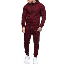 Load image into Gallery viewer, 2 Piece Men Hoodies+Pants Sport Suit Running Men Clothing Set Gym Sport wear Tracksuit Fitness Bodybuilding Suit Jogger Men Set