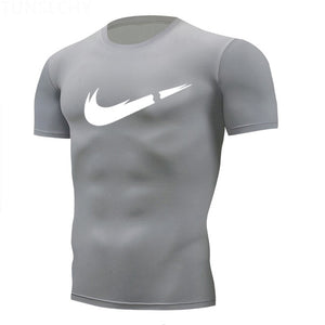 Man's T-shirt Brand Gym Shirt Sport T Shirt Men Short Sleeve Running Tshirt Men Workout Training Tees Fitness muscle Sport shirt