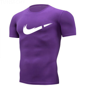 Man's T-shirt Brand Gym Shirt Sport T Shirt Men Short Sleeve Running Tshirt Men Workout Training Tees Fitness muscle Sport shirt