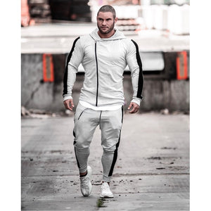 Jogging Suits For Men Sport Suit Fitness Set Long Sleeve Zipper Night Running Set Training Suit Tightness Clothing Gym Wear Men