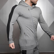 Load image into Gallery viewer, Jogging Suits For Men Sport Suit Fitness Set Long Sleeve Zipper Night Running Set Training Suit Tightness Clothing Gym Wear Men