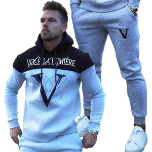 GITF Sets Men Tracksuit Gym Fitness Sports Suit mens Clothes Running training Jogging Sport Wear Exercise Workout men sets