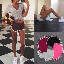 Load image into Gallery viewer, Short Deportivo Mujer Women Yoga Shorts Summer Striped Athletic Shorts Ladies Sport Running Fitness Jogging Clothes S-3XL