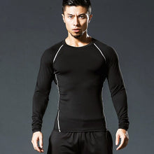 Load image into Gallery viewer, Men Elastic Compression Sportswear Patchwork Sport Suit Male Fitness Gym Sports Set Basketball 2XL Training Running Sports Wear