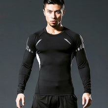 Load image into Gallery viewer, Men Elastic Compression Sportswear Patchwork Sport Suit Male Fitness Gym Sports Set Basketball 2XL Training Running Sports Wear