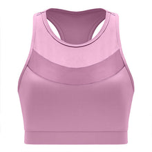 Load image into Gallery viewer, Sports Bras Vest Underwear Shockproof Breathable Gym Fitness Athletic Running Yoga Sport Tops Sexy Mesh Stitching Sports Bra