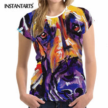 Load image into Gallery viewer, INSTANTARTS Quick Dry Short Sleeve Sport Running T Shirt Woman Summer Breathable O-neck Yoga Gym Tshirt Girl Training Tops Shirt