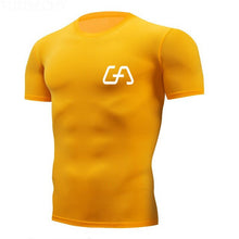 Load image into Gallery viewer, 2018 Gym Shirt Sport Shirt Men Fitness Running Shirt Man Dry Fit Short Sleeve Training T Shirt Mens Rashgard Sportswear Tshirt