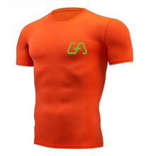 Load image into Gallery viewer, 2018 Gym Shirt Sport Shirt Men Fitness Running Shirt Man Dry Fit Short Sleeve Training T Shirt Mens Rashgard Sportswear Tshirt