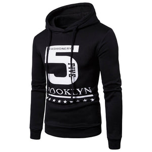 HOT 2019 Outdoor spring autumn outfit printed letters sport hip hop jogging training hooded White men hoodies men hoody sweaters