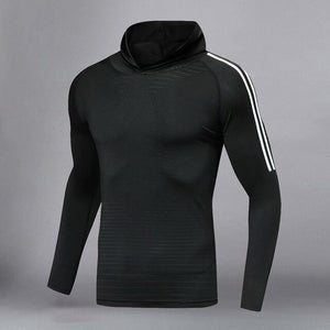 3pcs / set Workout Male Sport Suit Gym Compression Clothes Fitness Running Jogging Sport Wear Exercise Workout Tights