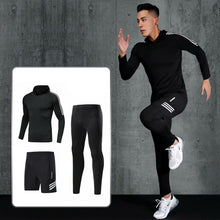 Load image into Gallery viewer, 5pcs / set tracksuit male compression sports wear for men gym fitness clothes running jogging exercise workout suits