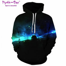 Load image into Gallery viewer, Winter Women/Men&#39;s Sport Hoodies Galaxy 3D Print Pocket Tops Coat Loose Sweatshirt Long Sleeve Training Pullover Hooded Sweaters