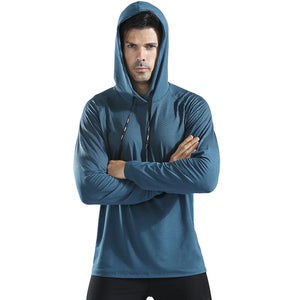 Sport Hoodie Men Running Hoodie Jacket Men GYM Hoodies Training Sweater Sports Spring Autumn jacket men Thin Coat Jogging Uppers