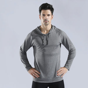 Sport Hoodie Men Running Hoodie Jacket Men GYM Hoodies Training Sweater Sports Spring Autumn jacket men Thin Coat Jogging Uppers