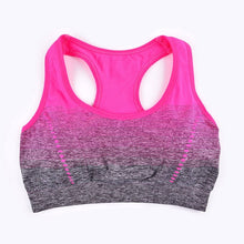 Load image into Gallery viewer, THUNSHION Sports Bra High Stretch Breathable Top Fitness Women Padded for Running Yoga Gym Seamless Crop Bra Gradient Sport Bra