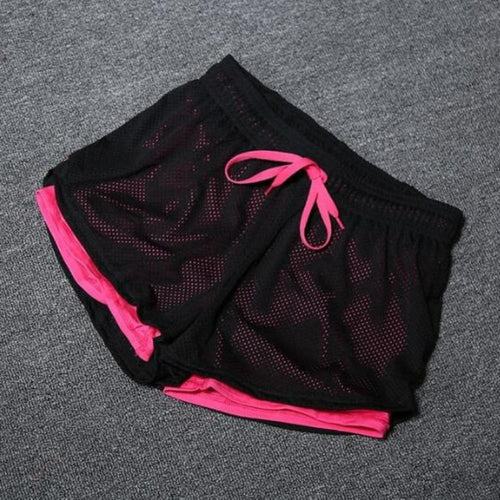 2 In 1 Womens Running Shorts Running Tights Short Women's Gym Cool Woman Sport Short Fitness Running Shorts Quick-Drying