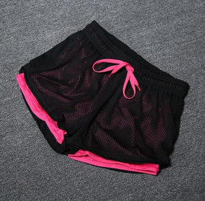 2 In 1 Womens Running Shorts Running Tights Short Women's Gym Cool Woman Sport Short Fitness Running Shorts Quick-Drying