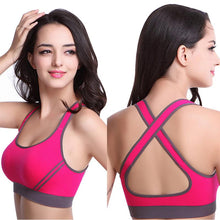 Load image into Gallery viewer, High Stretch Breathable Sports Bra Top Fitness Women Padded Sport Bra for Running Yoga Gym Seamless Crop Bra