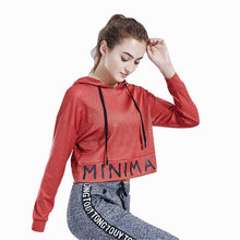 Load image into Gallery viewer, Women Fitness Tops Workout Coats Trainning Exercise Sweaters Gym Girl Sport Sweatshirt Hoody Yoga Hoodies Running Tees 18166