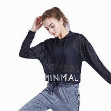 Load image into Gallery viewer, Women Fitness Tops Workout Coats Trainning Exercise Sweaters Gym Girl Sport Sweatshirt Hoody Yoga Hoodies Running Tees 18166