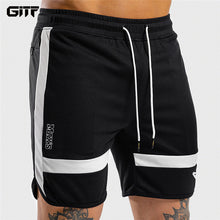 Load image into Gallery viewer, GITF Men Shorts Sport Training Shorts Men Running Shorts Mans Gym  Fitness Joggers Sweatpants Jumper&#39;s basketball Shorts Black